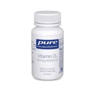 Pure Encapsulations Vitamin D3 25 Mcg 1000 Iu 30 Kapsül